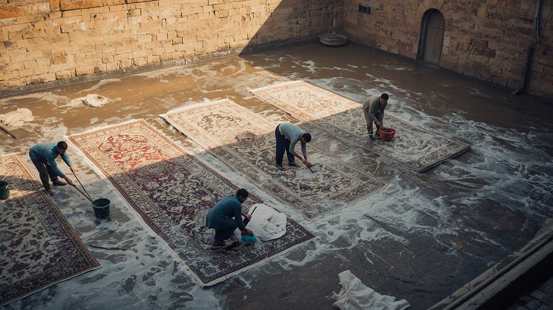 قالیشویی در نیاوران