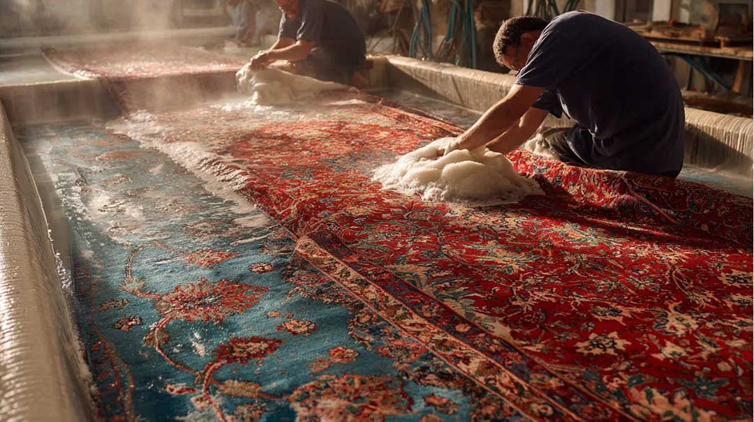 قالیشویی در زعفرانیه