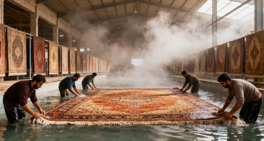 قالیشویی در شهران